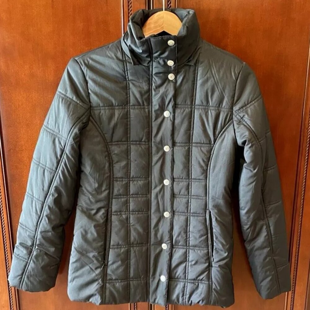 NEW YORK & COMPANY Black Zip-Up Puffer Jacket Size XS